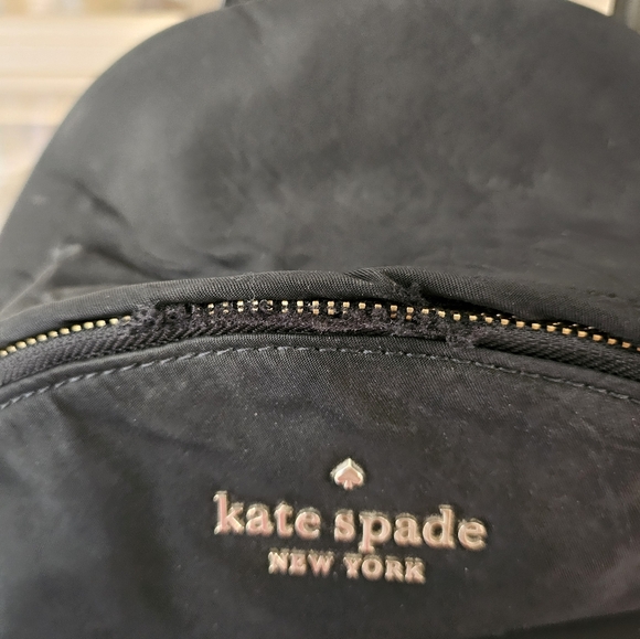 Kate Spade Chelsea Nylon Medium Backpack Black - Picture 8 of 11